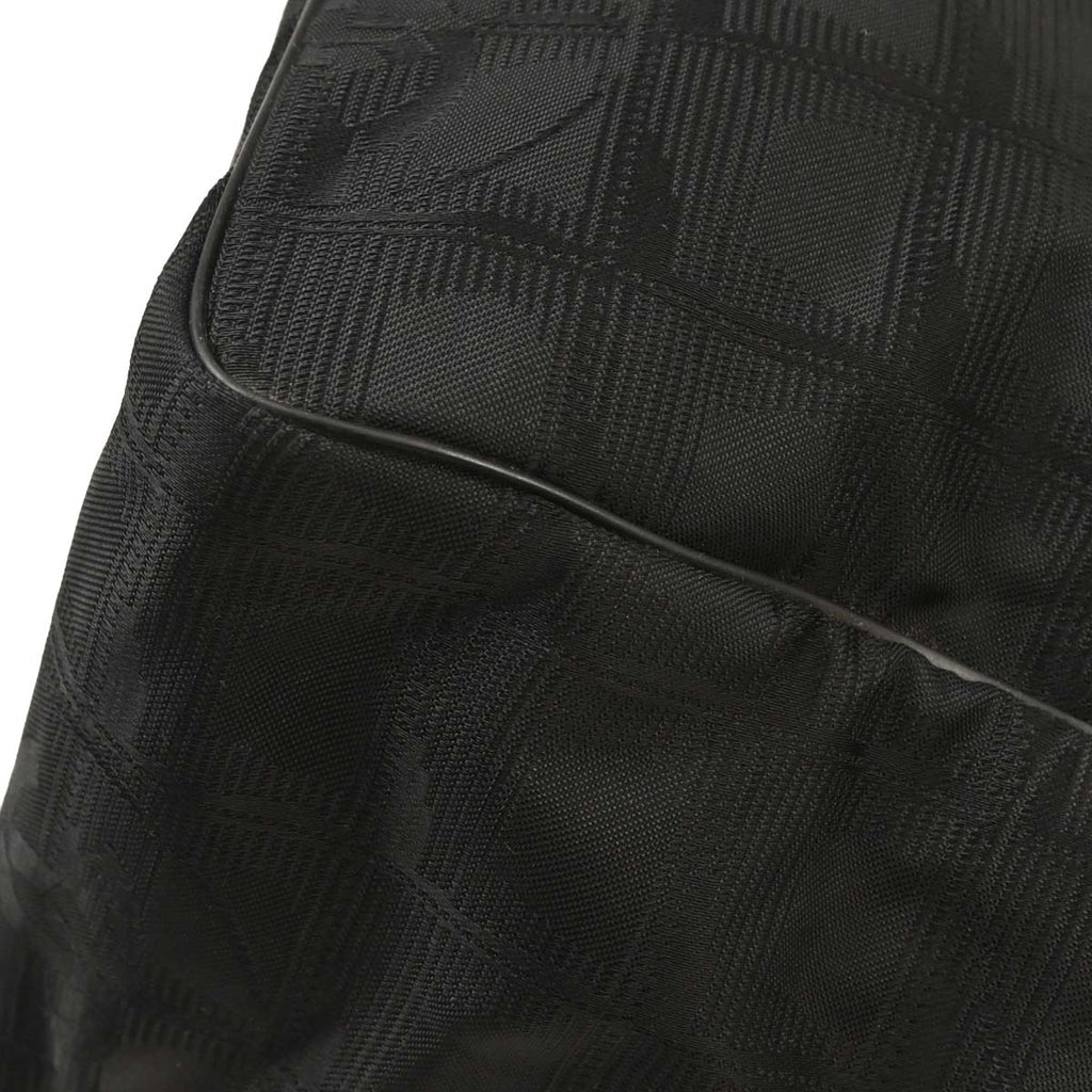 Chanel 2005-2006 Black Jacquard Nylon New Travel Line Tote Handbag
