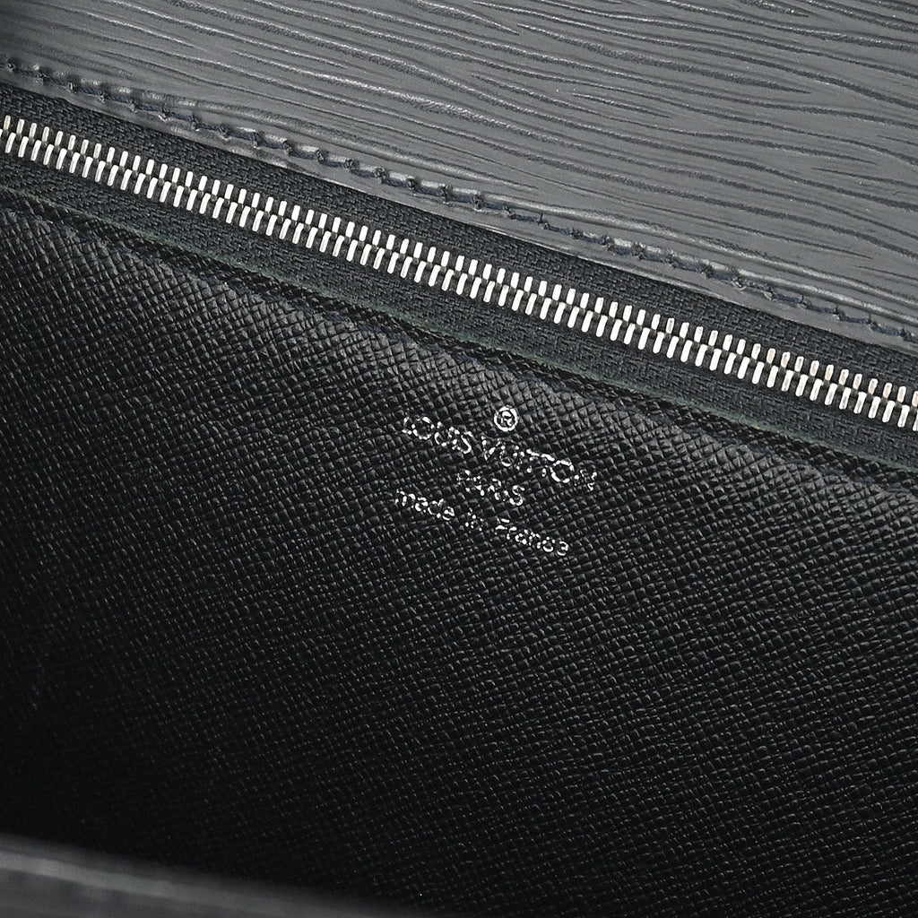 Louis Vuitton 2006 Black Epi Monceau 28 2way Handbag M52792