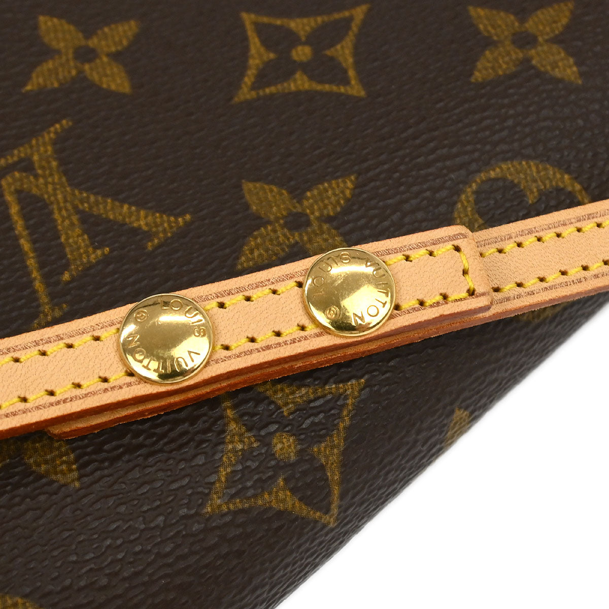 Louis Vuitton 2001 Monogram Pochette Twin GM Crossbody Bag M51852