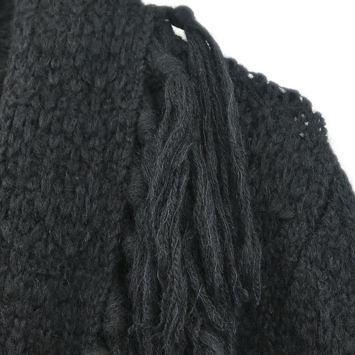 Gucci 2012 Fringe Cardigan Black #M