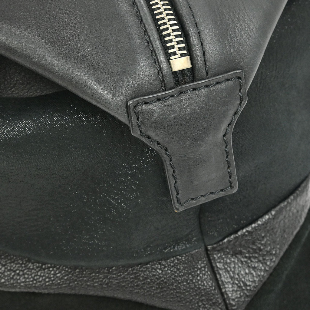 Celine Black Suede Leather Handbag