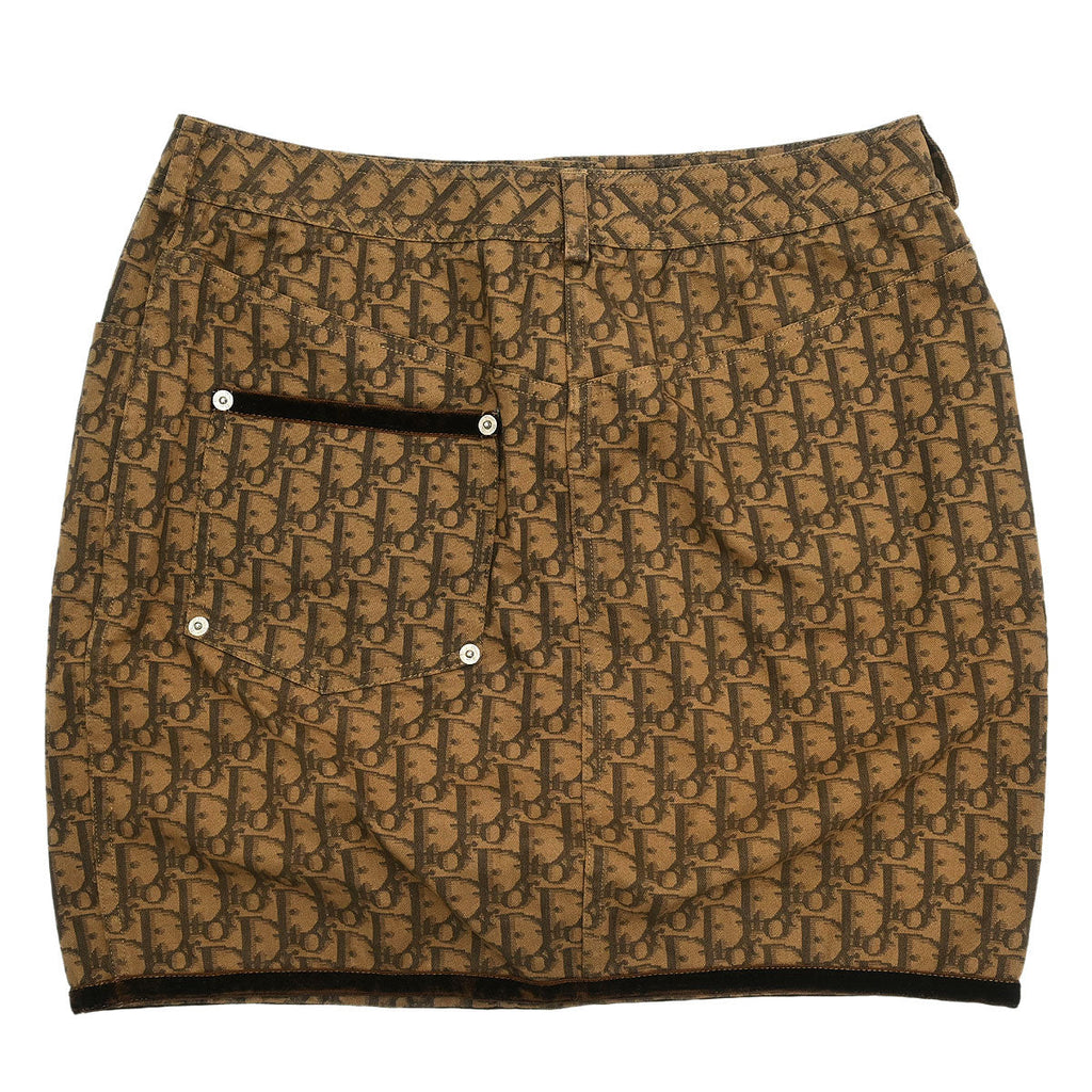 Christian Dior 2005 Skirt Trotter Romantic Brown #36
