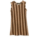 Fendi Sleeveless Dress Brown #44