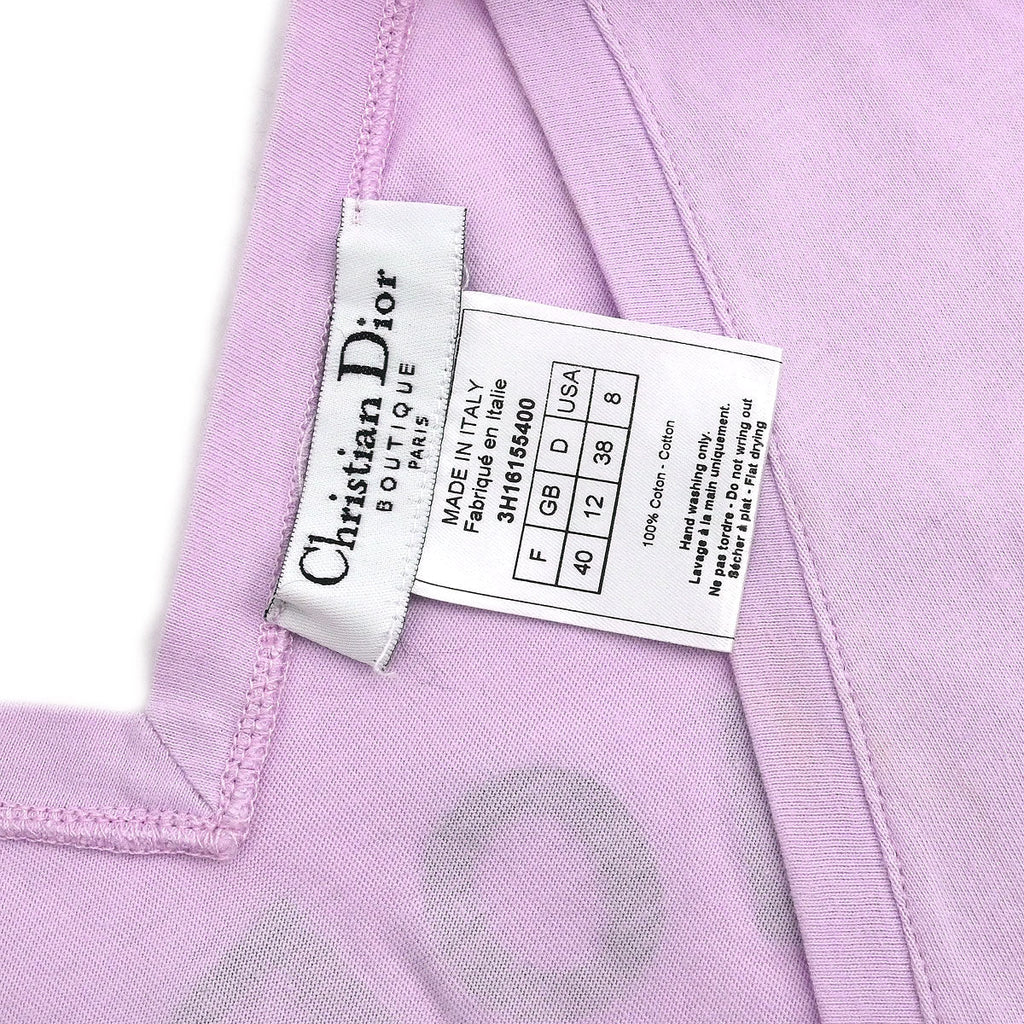 Christian Dior 2003 T-shirt Top Purple #40