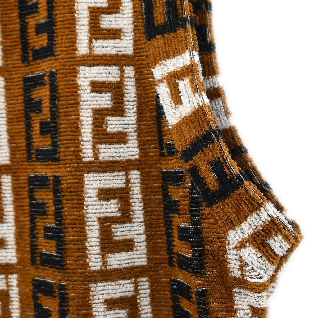 Fendi Sleeveless Dress Brown #42