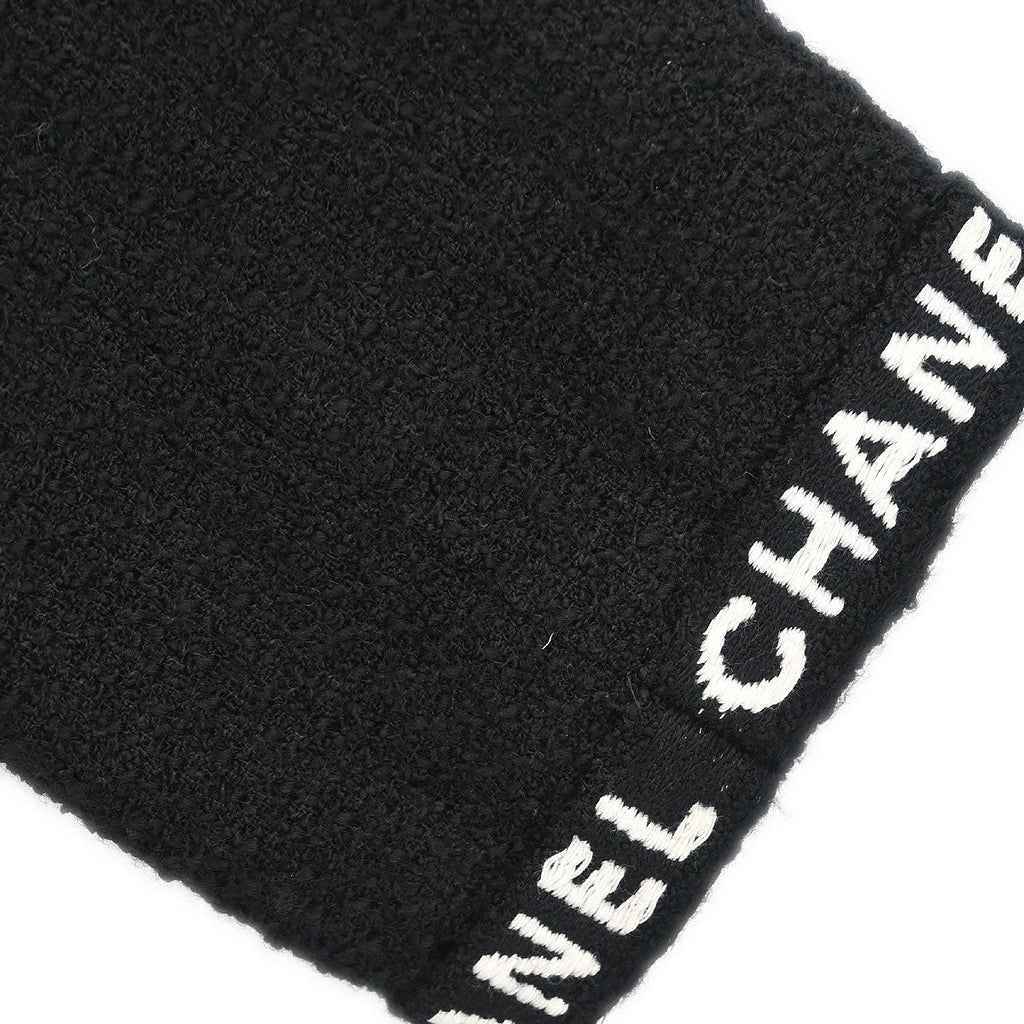 Chanel 1995 Single Breasted Collarless Jacket Black #40