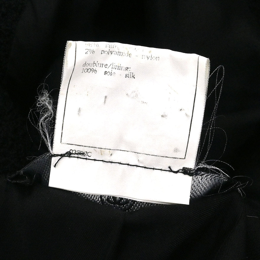 Chanel 1995 Single Breasted Jacket Black #38