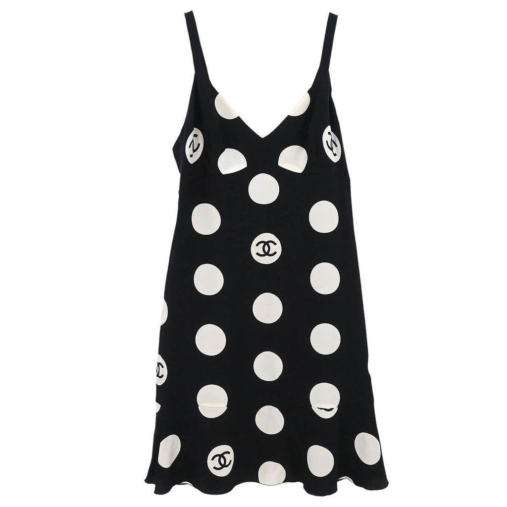 Chanel 1997 Camisole Dress Black #38