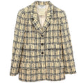 Chanel 1995 Single Breasted Jacket Ivory #42
