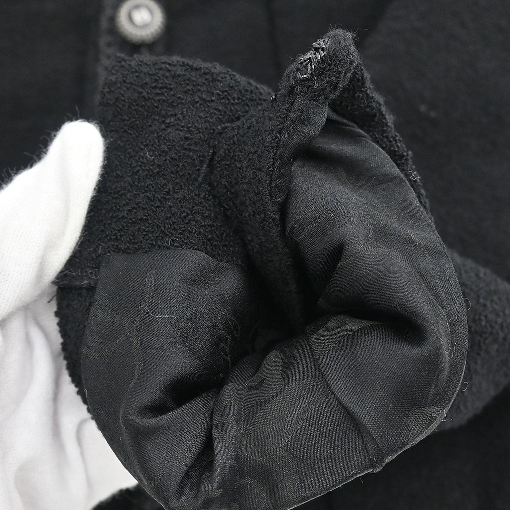 Chanel 2008 Single Breasted Jacket Black #38