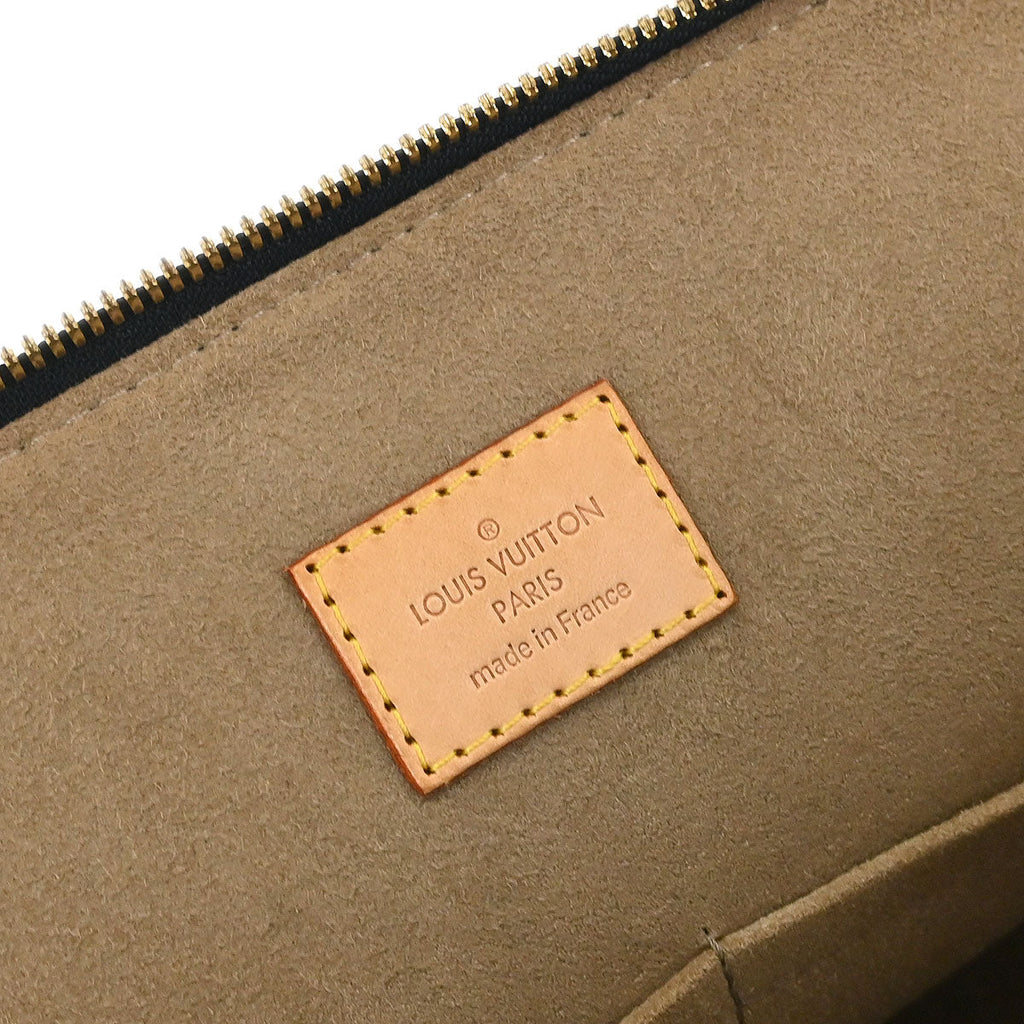 Louis Vuitton Black Monogram Multicolor Alma GM Handbag M40442