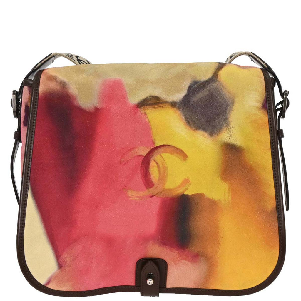 Chanel 2014-2015 Multicolor Flower Power Messenger Bag