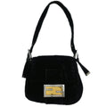 Fendi Black Velvet Handbag