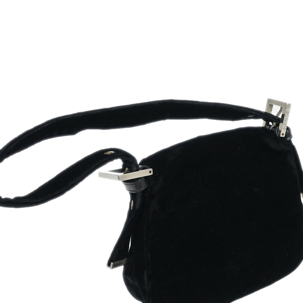 Fendi Black Velvet Handbag