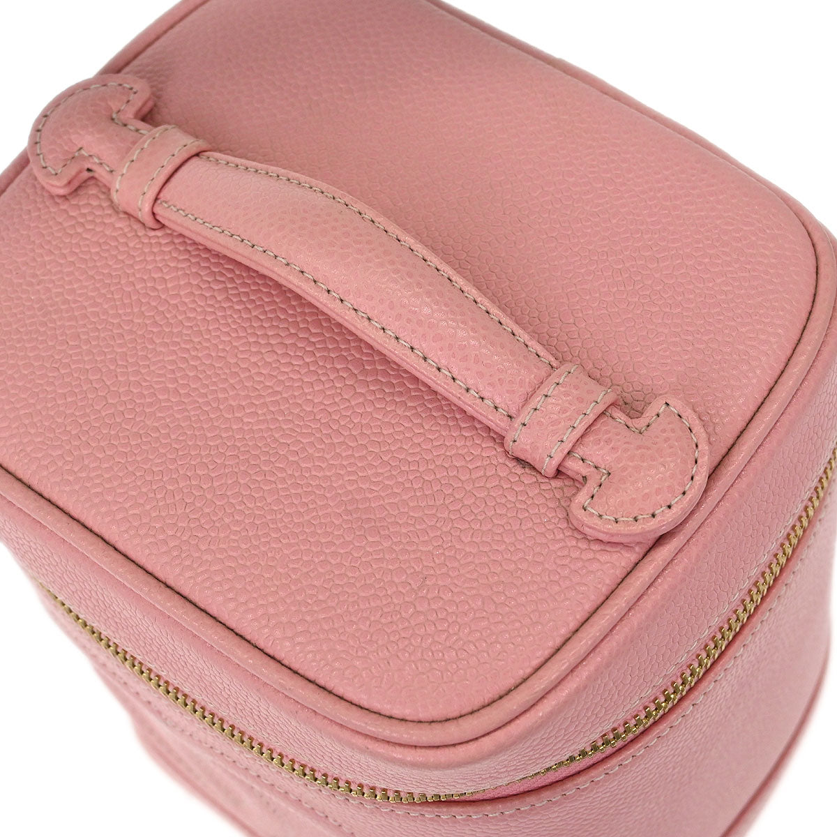 Chanel 2005-2006 Pink Calfskin Timeless Vanity Handbag