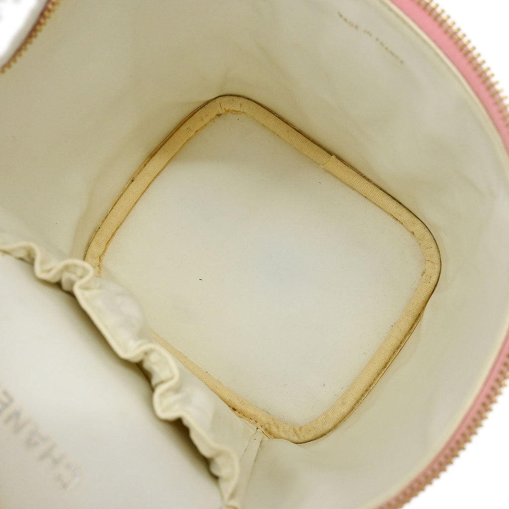 Chanel 2005-2006 Pink Calfskin Timeless Vanity Handbag