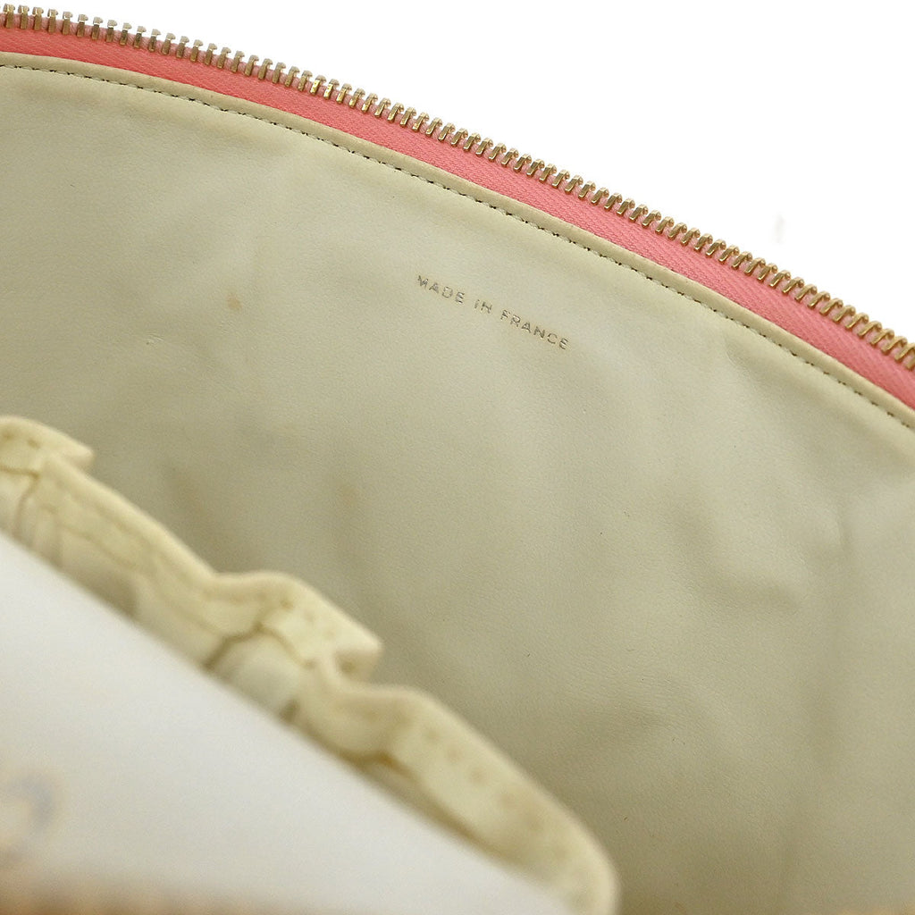 Chanel 2005-2006 Pink Calfskin Timeless Vanity Handbag
