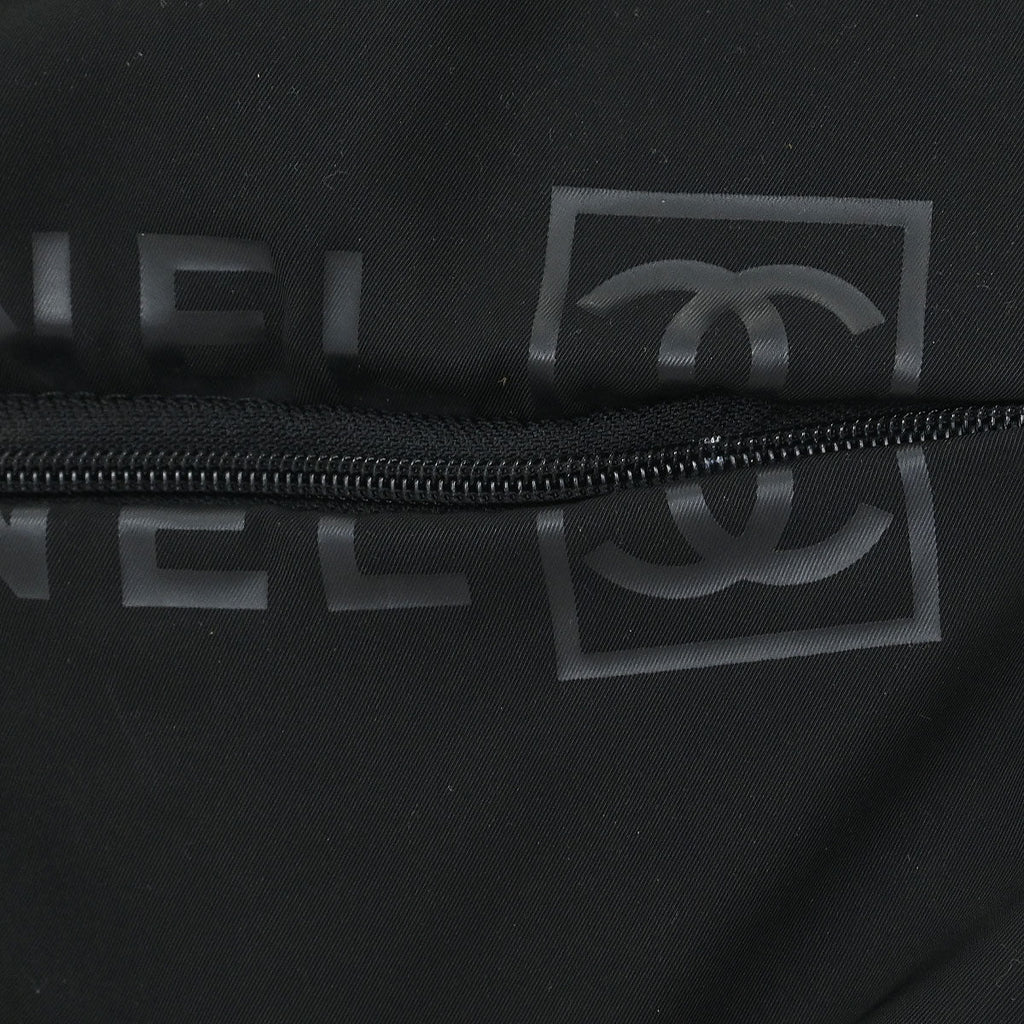 Chanel 2005-2006 Black Nylon Sport Line Shoulder Bag