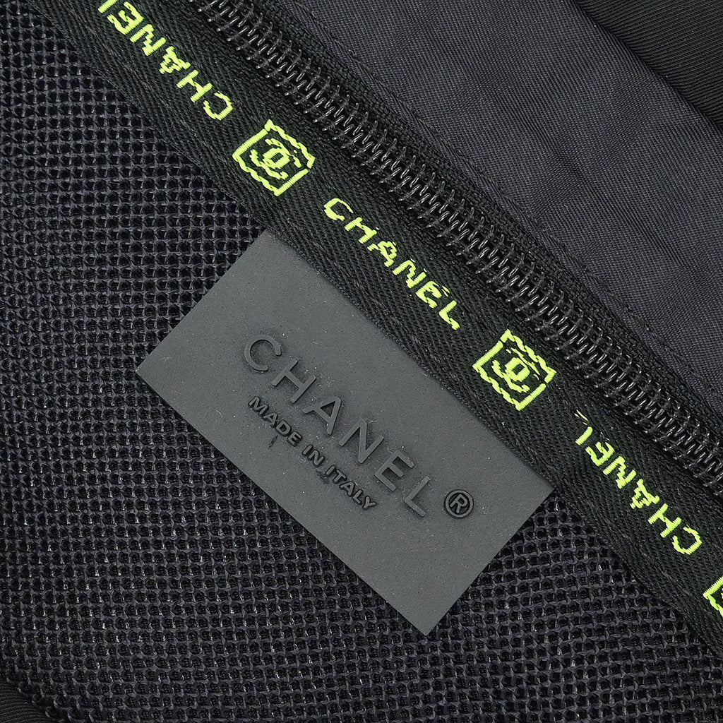 Chanel 2005-2006 Black Nylon Sport Line Shoulder Bag
