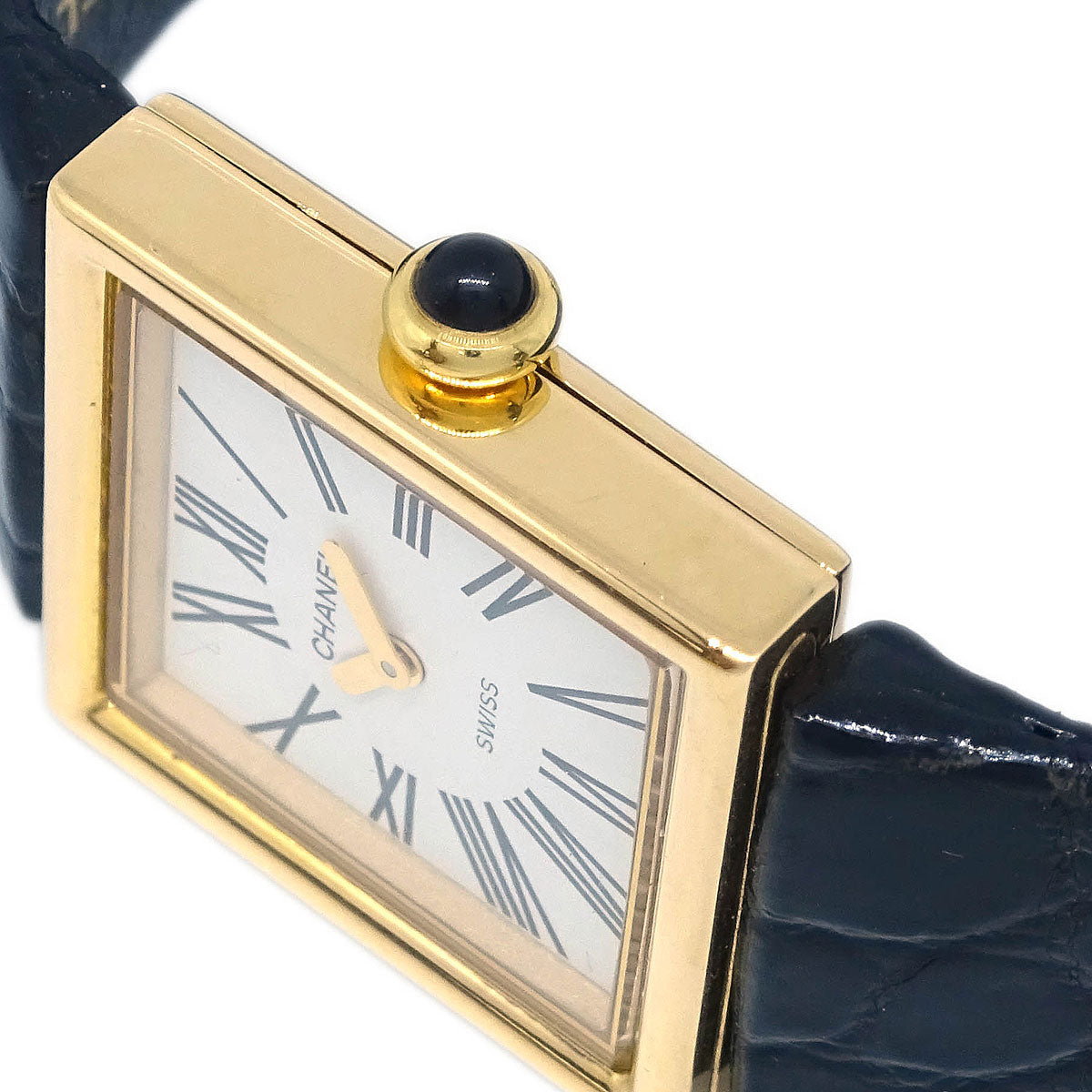 Chanel * Mademoiselle Watch 18KYG Alligator