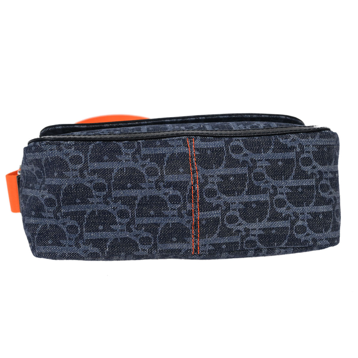 Christian Dior 2005 Navy Trotter Flight Handbag