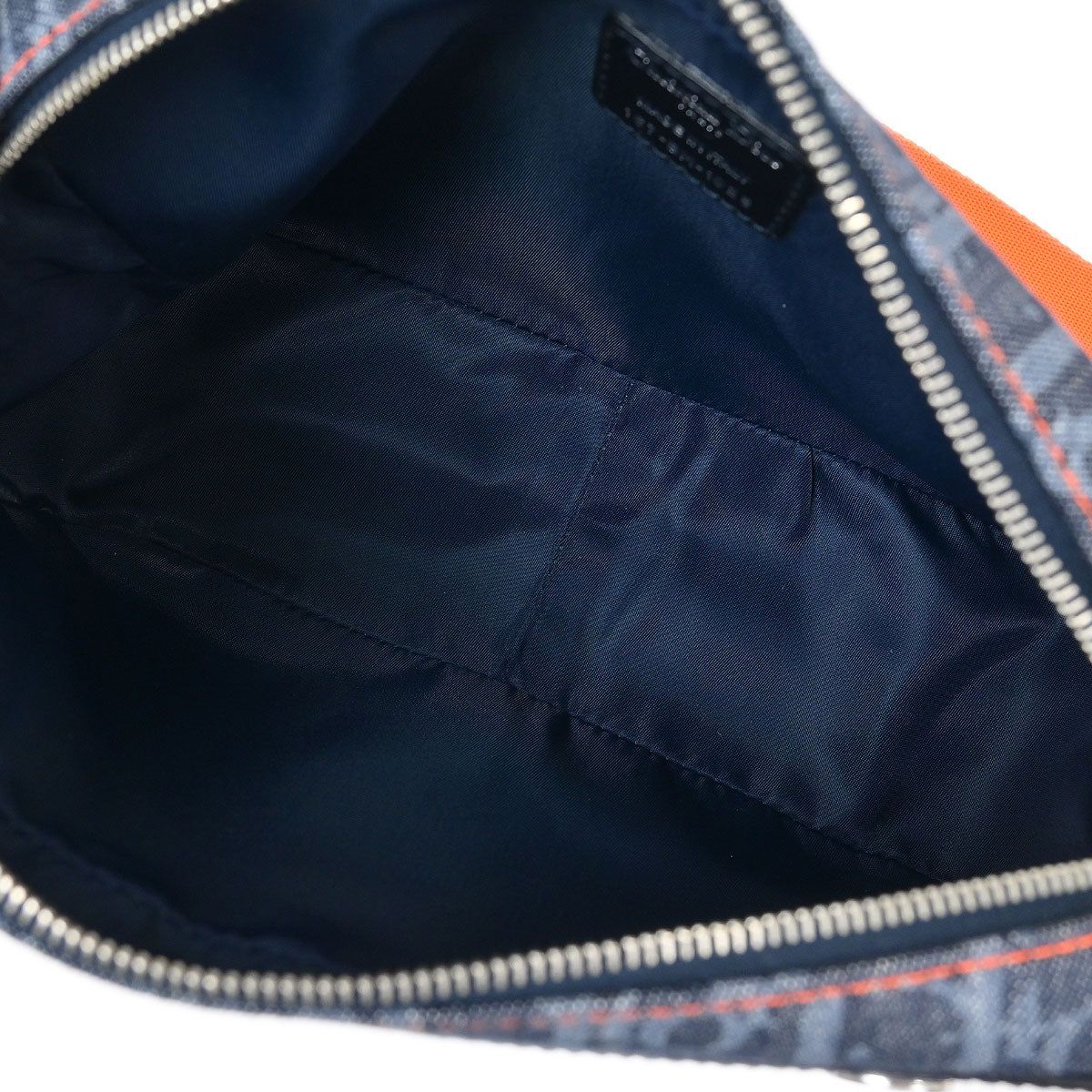 Christian Dior 2005 Navy Trotter Flight Handbag