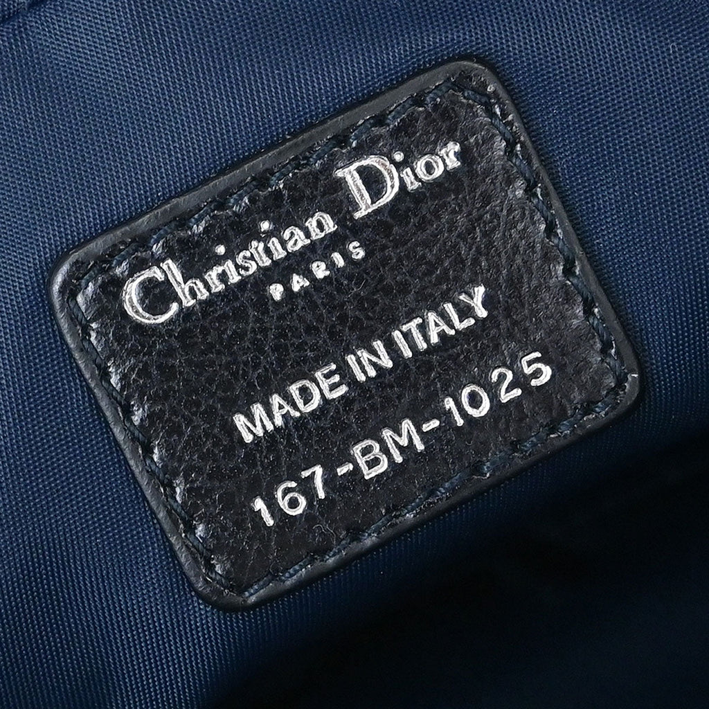 Christian Dior 2005 Navy Trotter Flight Handbag