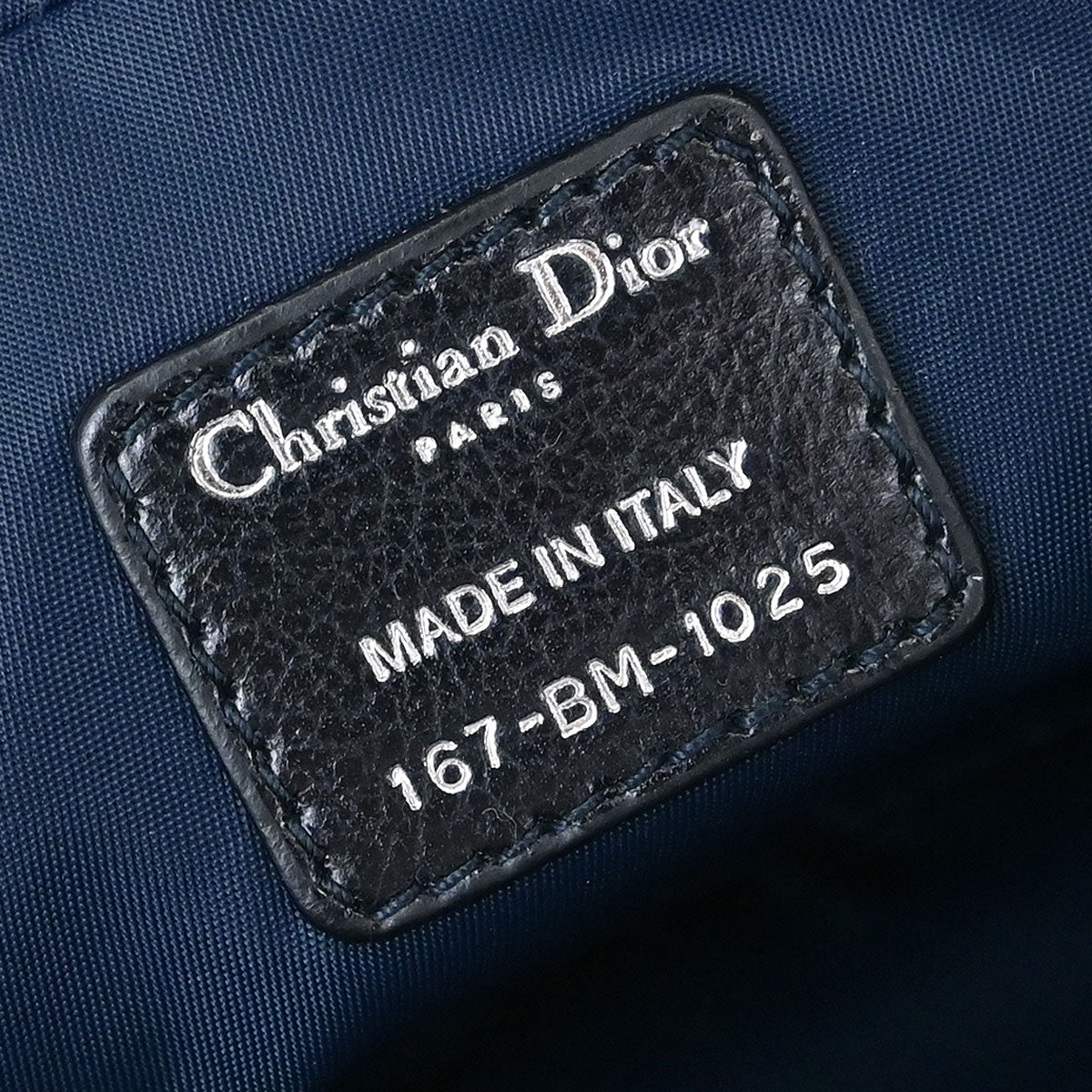 Christian Dior 2005 Navy Trotter Flight Handbag