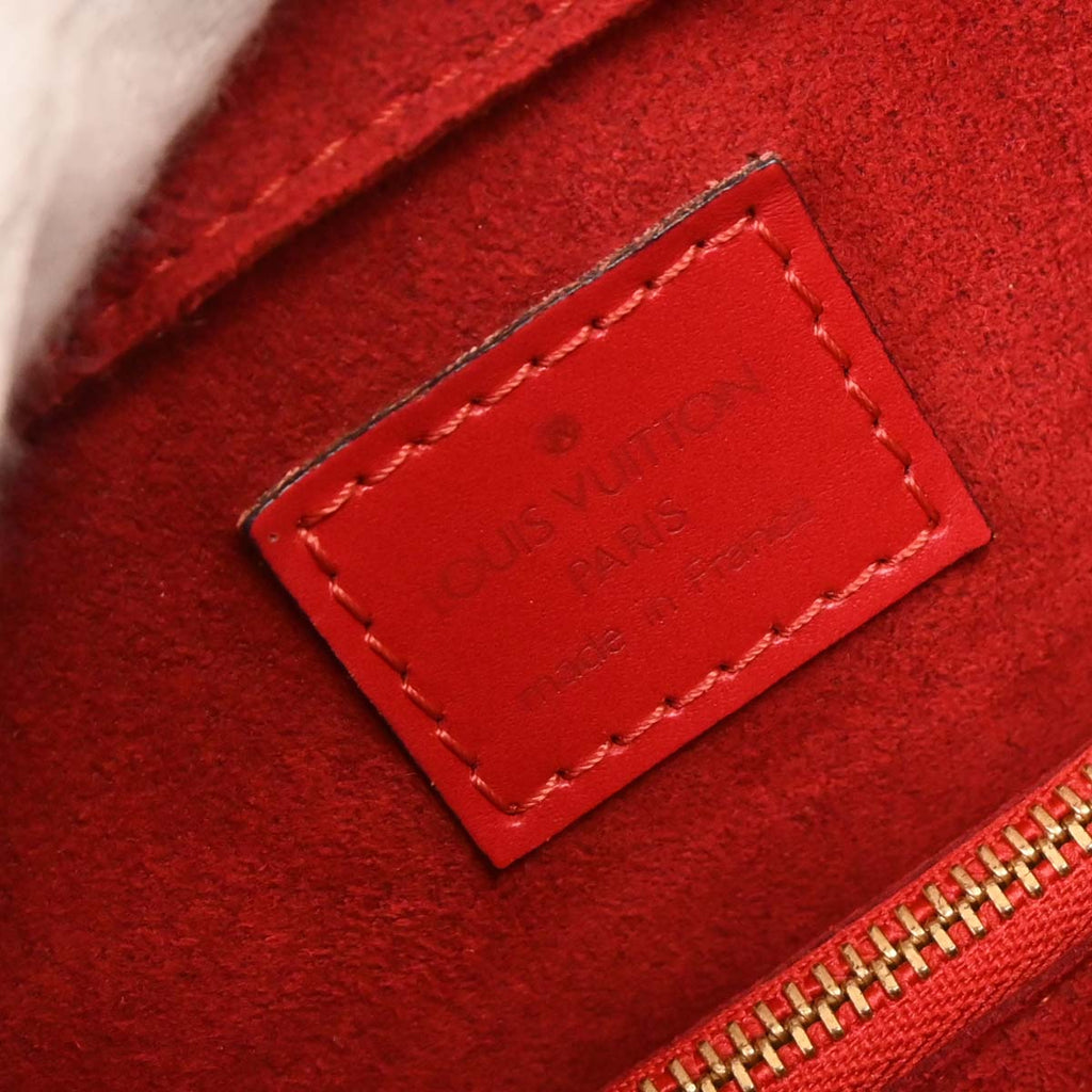 Louis Vuitton Red Epi Pont Neuf Handbag M52057