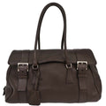 Prada Dark Brown Leather Handbag