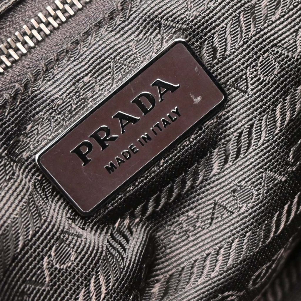 Prada Dark Brown Leather Handbag
