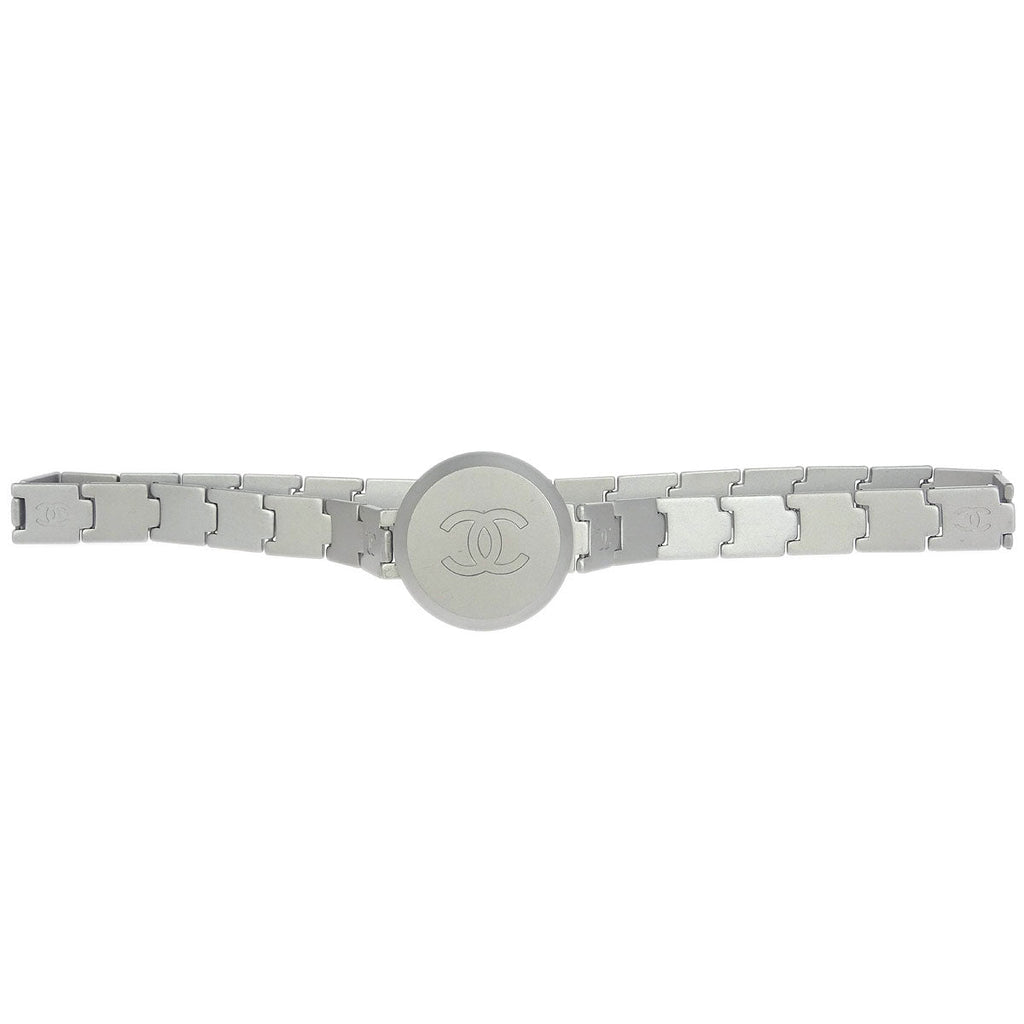 Chanel Medallion Silver Belt 99P Small Good