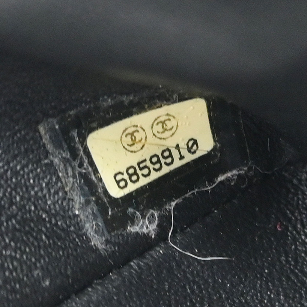 Chanel 2000-2002 Black Canvas COCO East West Choco Bar Shoulder Bag