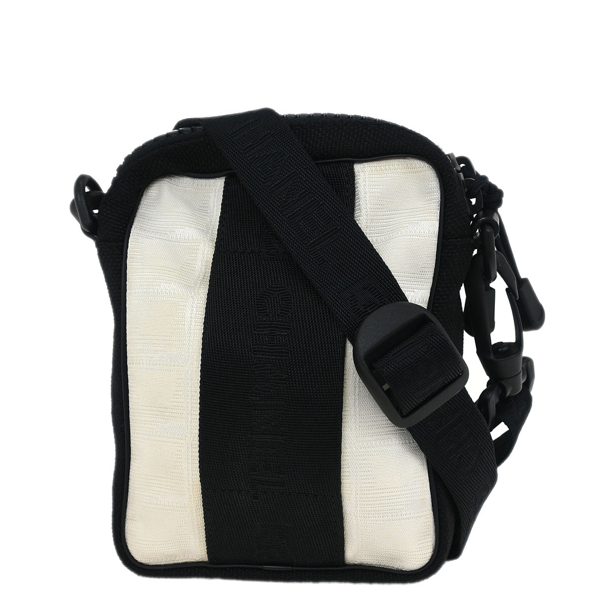 Chanel 2003-2004 White Nylon New Travel Line Shoulder Bag