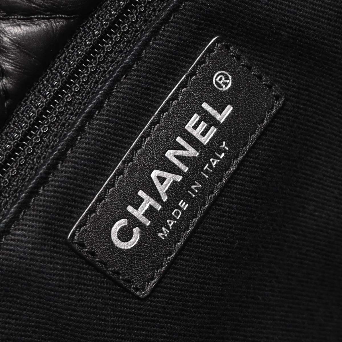 Chanel 2009-2010 Black Calfskin Faux Fur Mademoiselle Lock Shoulder Bag