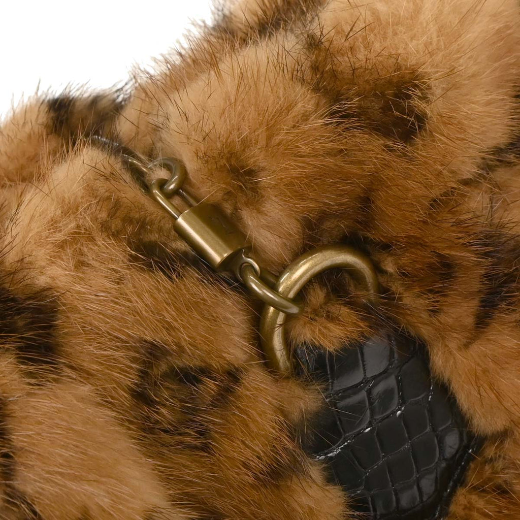 Louis Vuitton 2004 * Monogram Mink Alligator Fabuleux Extraordinaires Handbag M92700