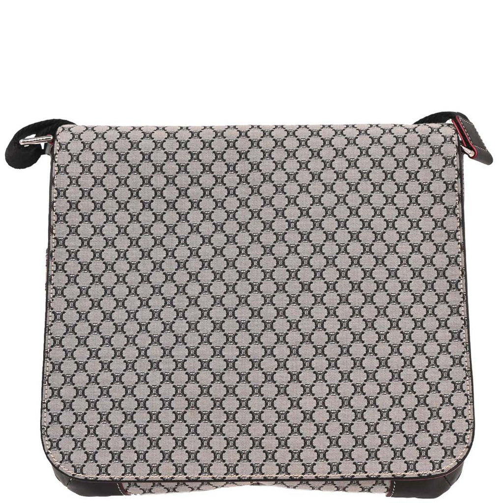 Celine * Gray Macadam Messenger Bag