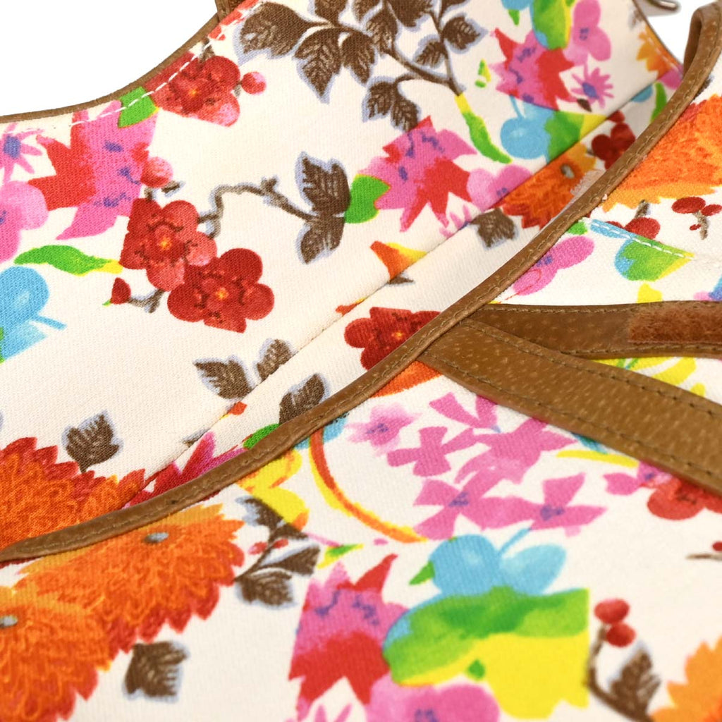 Christian Dior 2005 Multicolor Floral Saddle Handbag