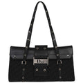 Christian Dior 2003 Black Street Chic Trotter Handbag