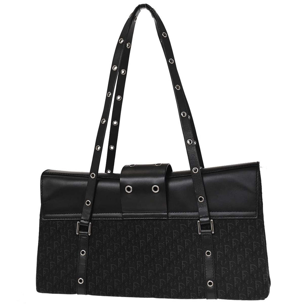 Christian Dior 2003 Black Street Chic Trotter Handbag