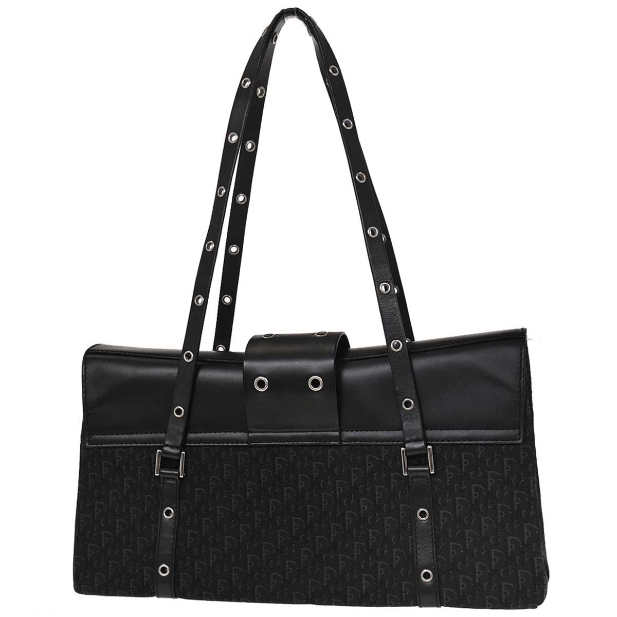 Christian Dior 2003 Black Street Chic Trotter Handbag