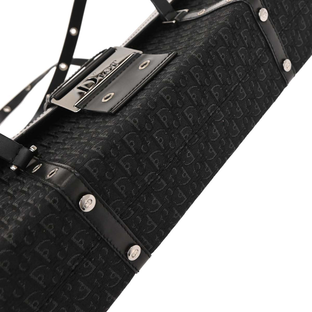 Christian Dior 2003 Black Street Chic Trotter Handbag