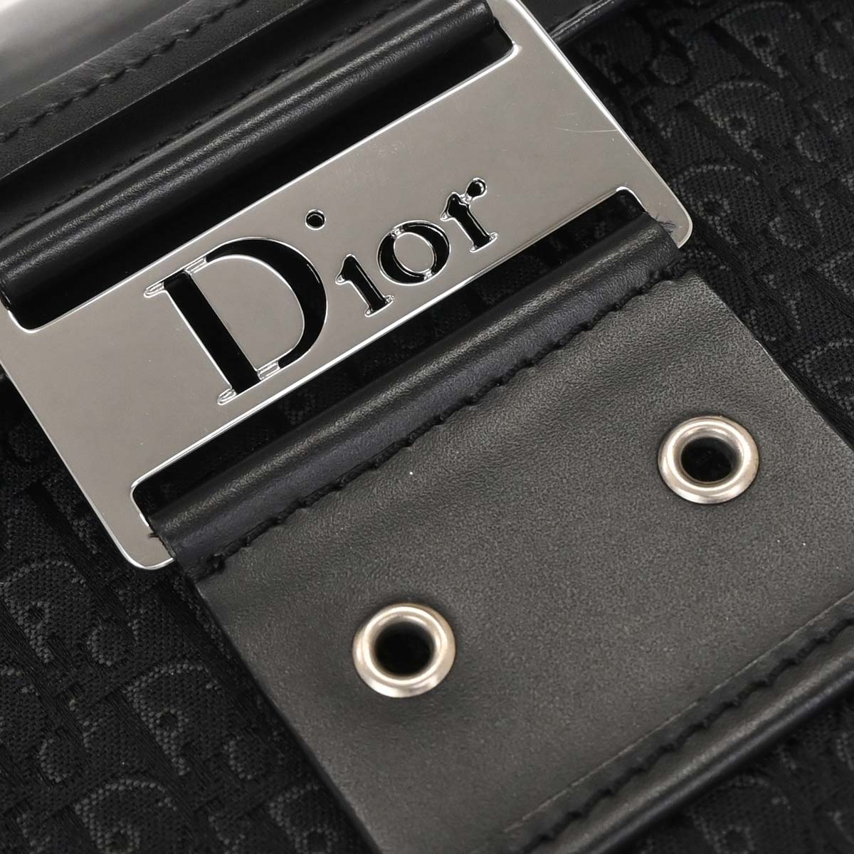 Christian Dior 2003 Black Street Chic Trotter Handbag