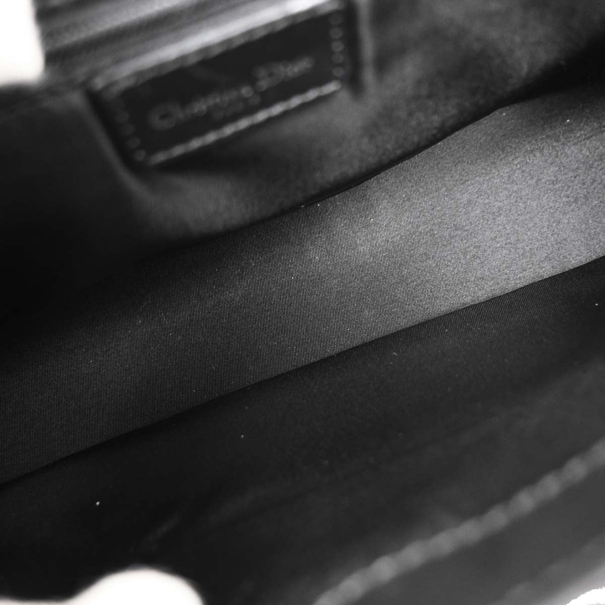 Christian Dior 2003 Black Street Chic Trotter Handbag