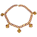 Chanel Acrylic Chain Belt Clover 95P Small Good