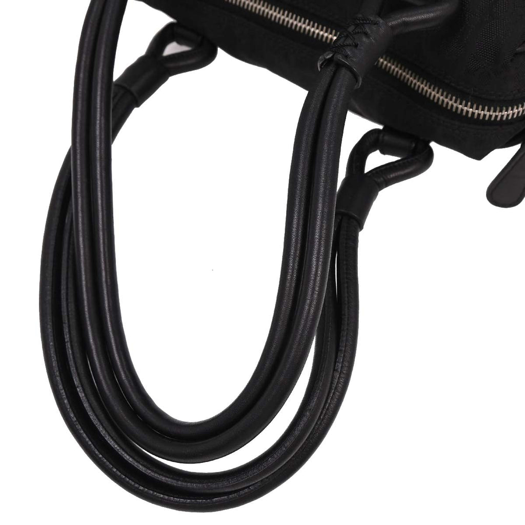 Christian Dior 2007 Black Diorissimo Bow Trotter Handbag