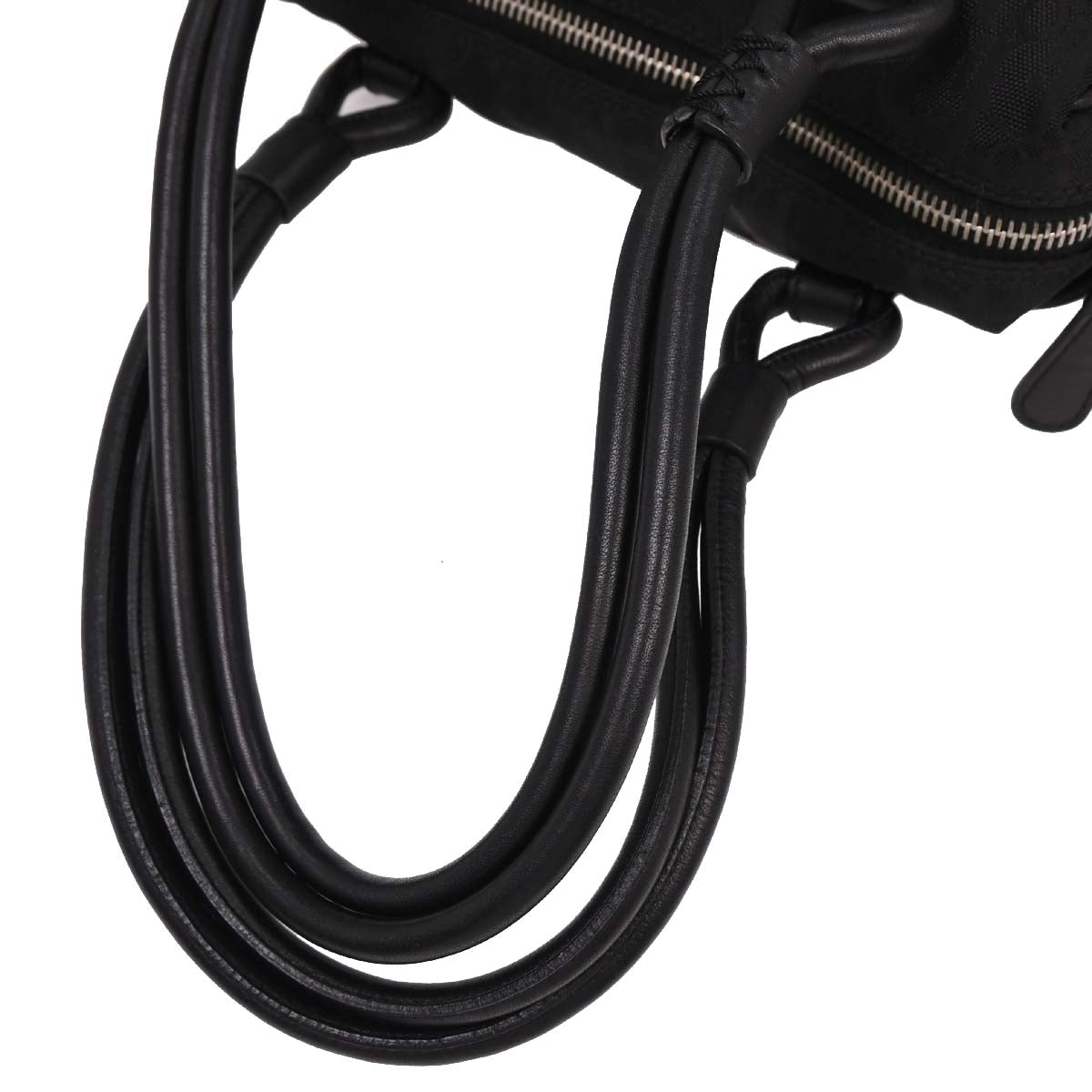 Christian Dior 2007 Black Diorissimo Bow Trotter Handbag