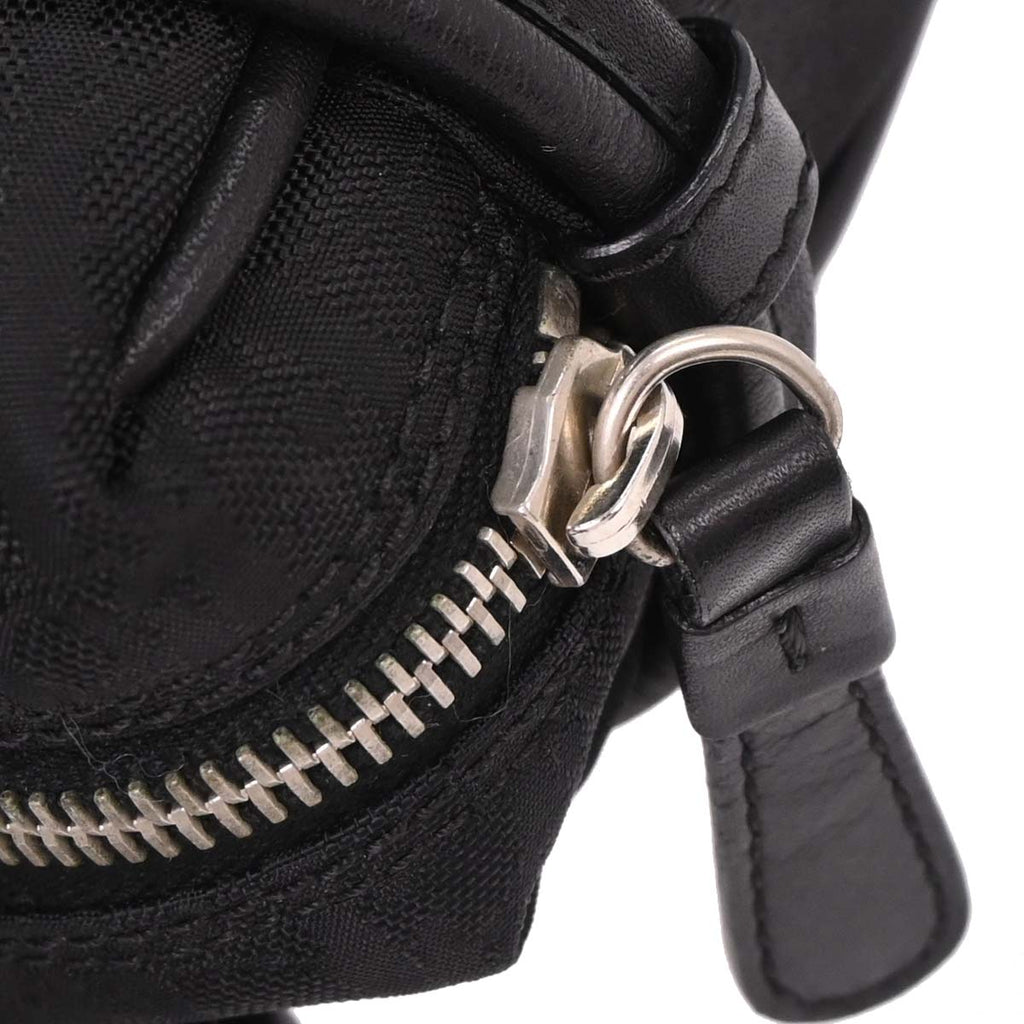Christian Dior 2007 Black Diorissimo Bow Trotter Handbag