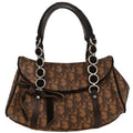 Christian Dior 2005 Brown Romantic Trotter Handbag