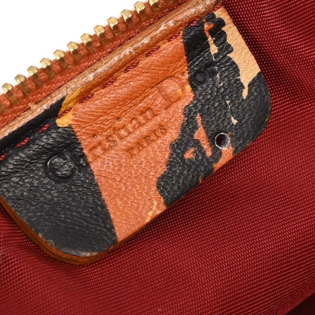 Christian Dior 2001 Orange Saddle Handbag